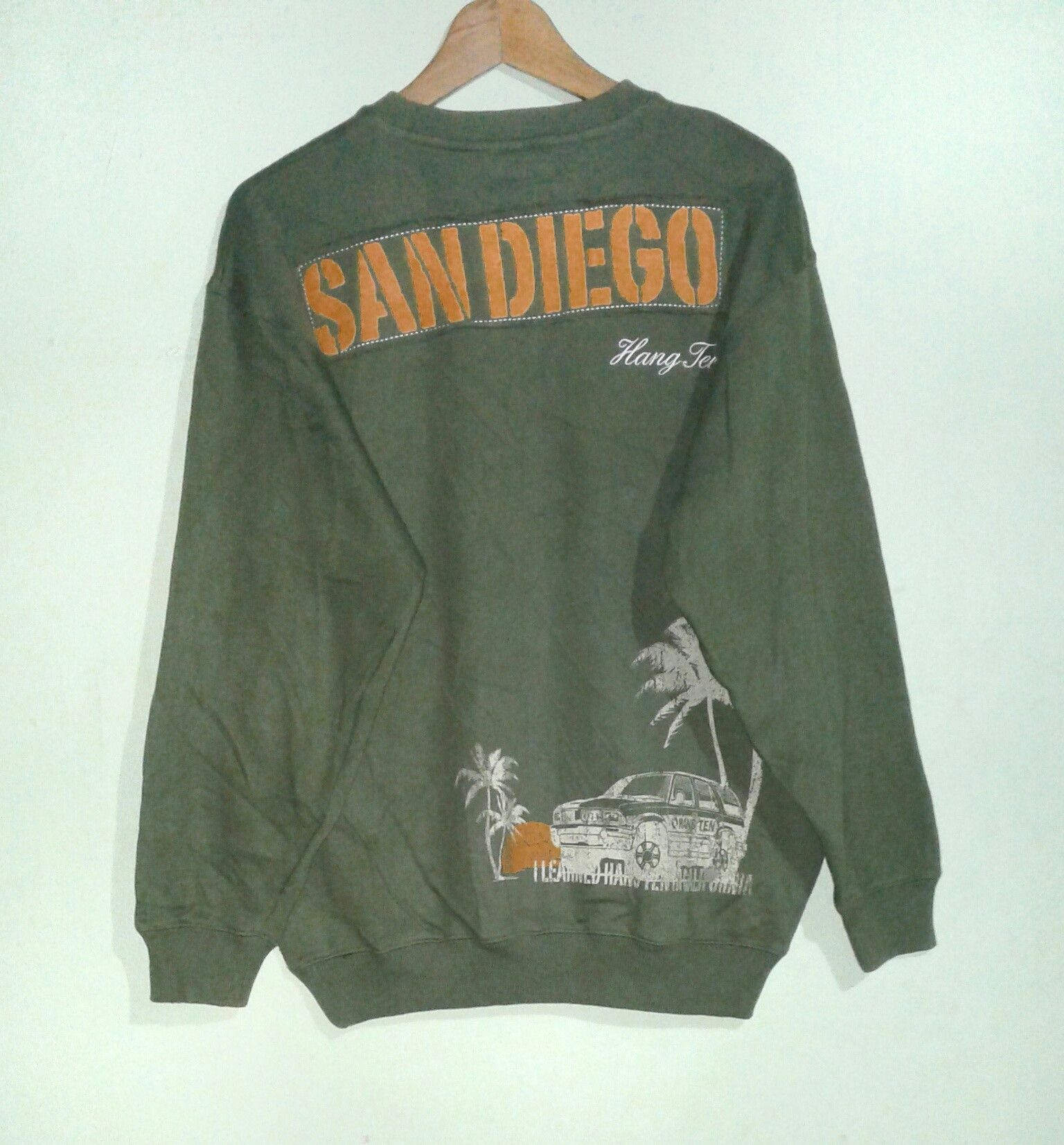 Vintage HANGTEN SAN DIEGO 60 Big Logo Embroidery Full Print