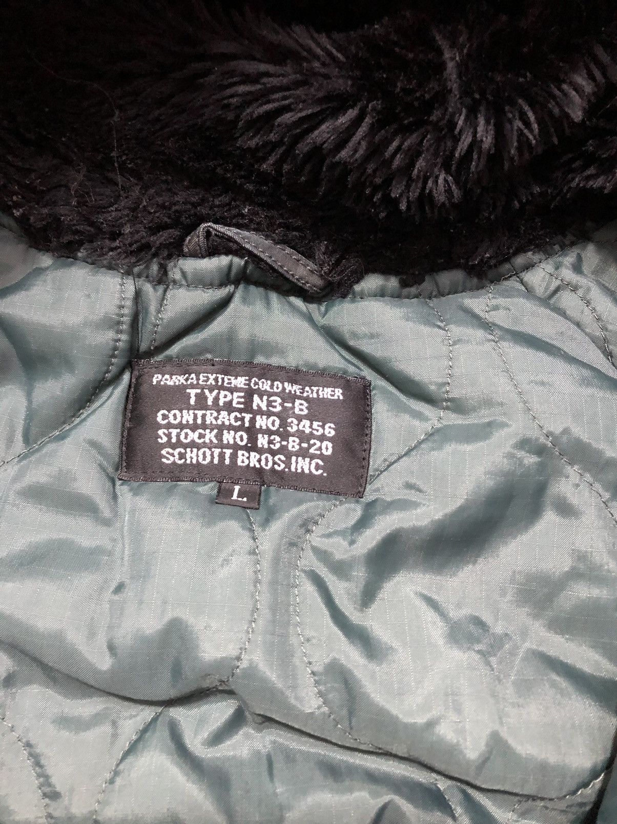 Schott Schott Vintage Mens N3B Parka USA Army Size US XL / EU 56 / 4 - 6 Thumbnail