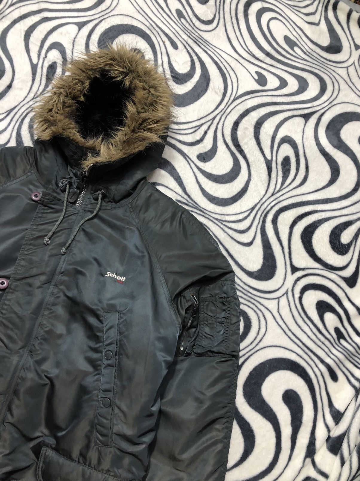 Schott Schott Vintage Mens N3B Parka USA Army Size US XL / EU 56 / 4 - 2 Thumbnail
