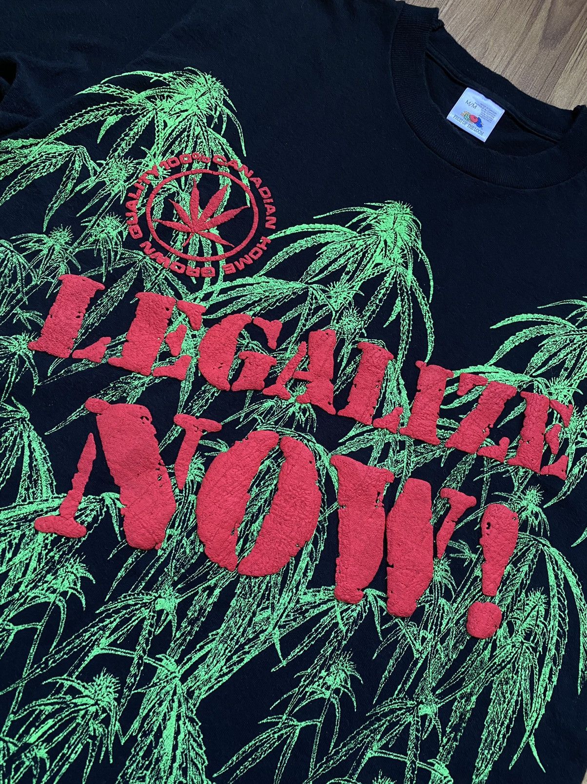 Rap Tees Vintage Legalize Now 90s Over Print T Shirt Tee Size US M / EU 48-50 / 2 - 3 Thumbnail