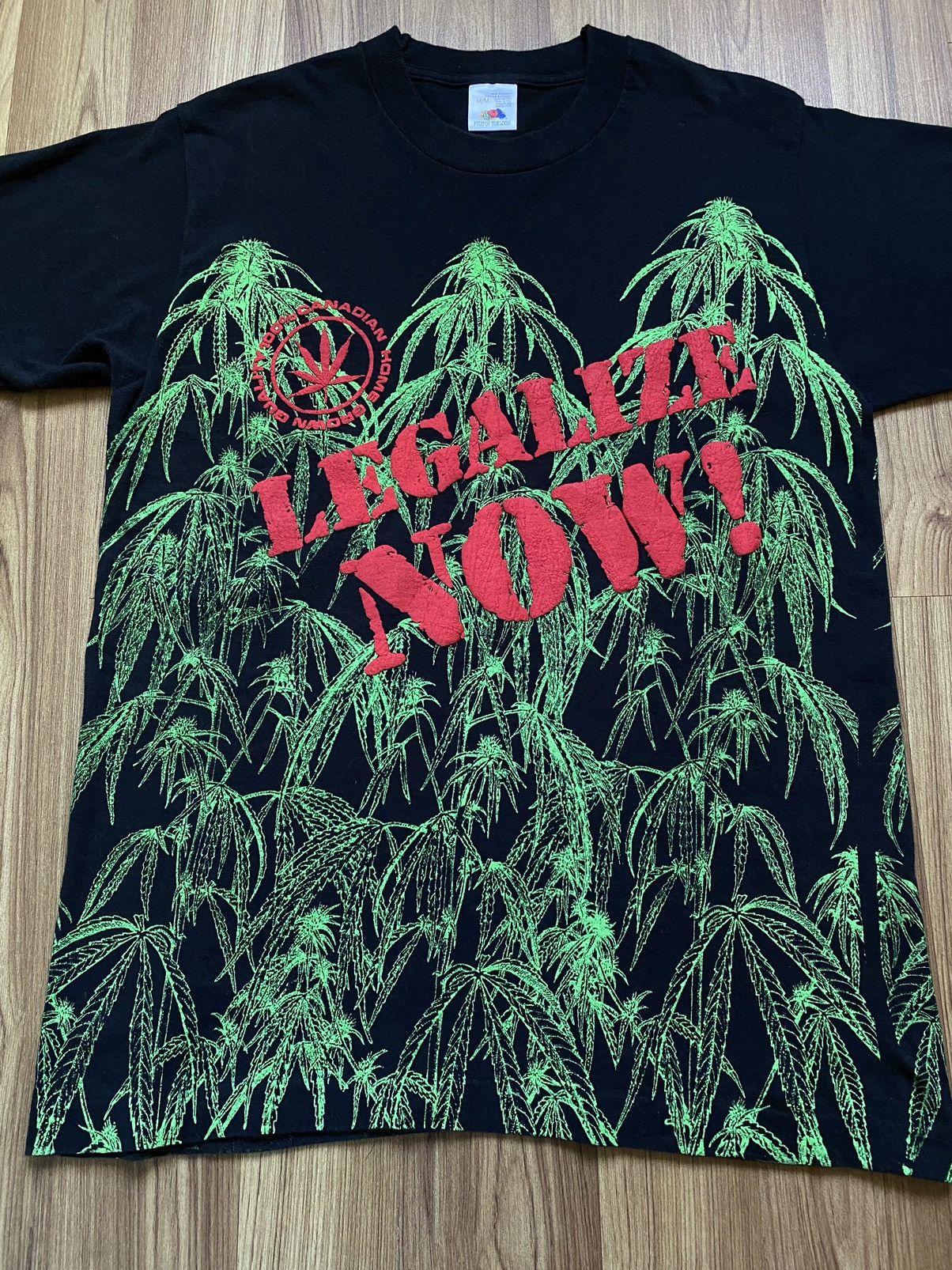 Rap Tees Vintage Legalize Now 90s Over Print T Shirt Tee Size US M / EU 48-50 / 2 - 2 Thumbnail