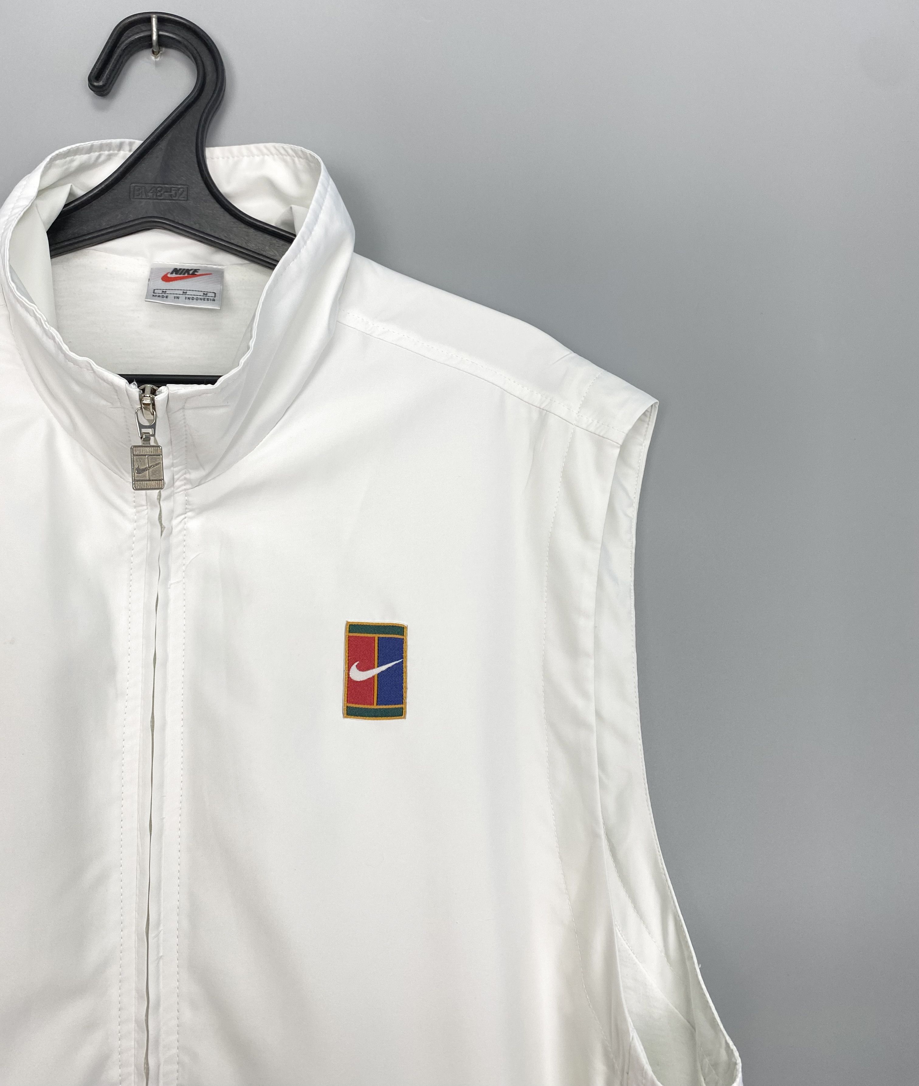 Nike Vintage 90s Nike Court White Vest Size US M / EU 48-50 / 2 - 3 Thumbnail