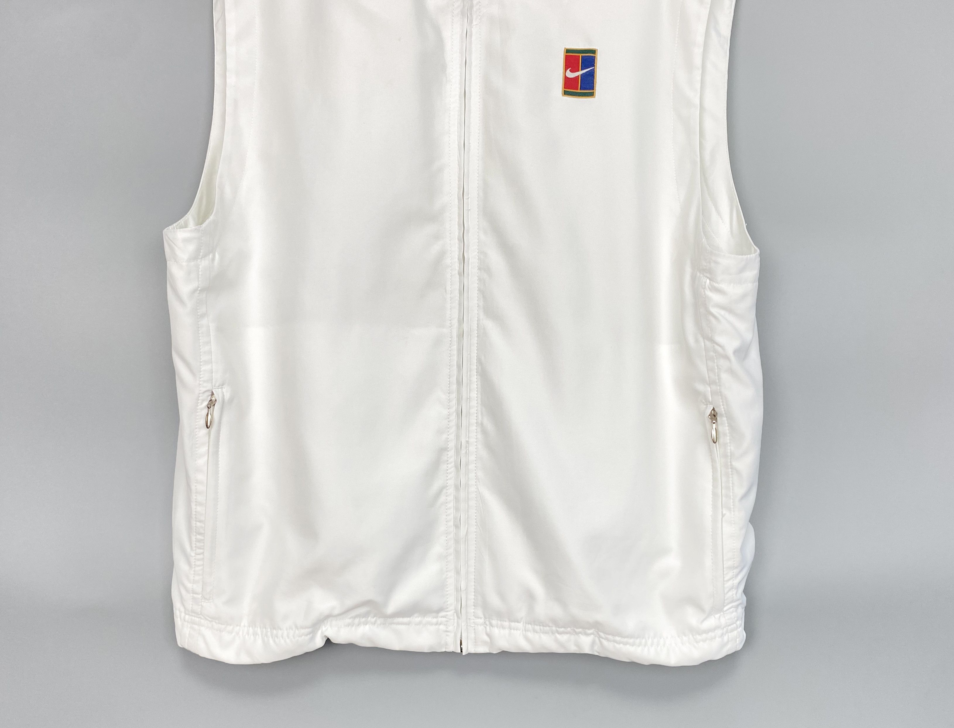 Nike Vintage 90s Nike Court White Vest Size US M / EU 48-50 / 2 - 5 Thumbnail