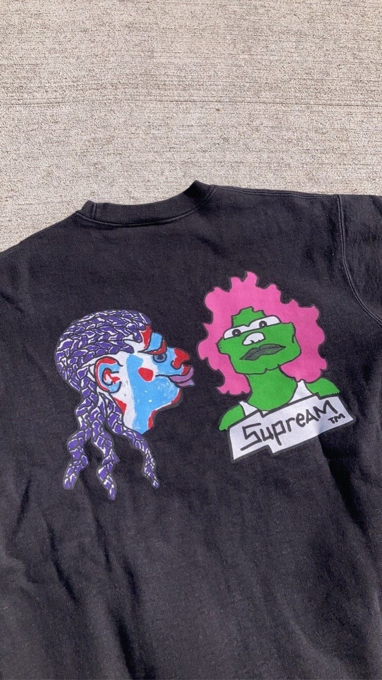 トップス Supreme gonz heads crewneck L Supreme Gonz Heads Crewneck (FW17) - $148