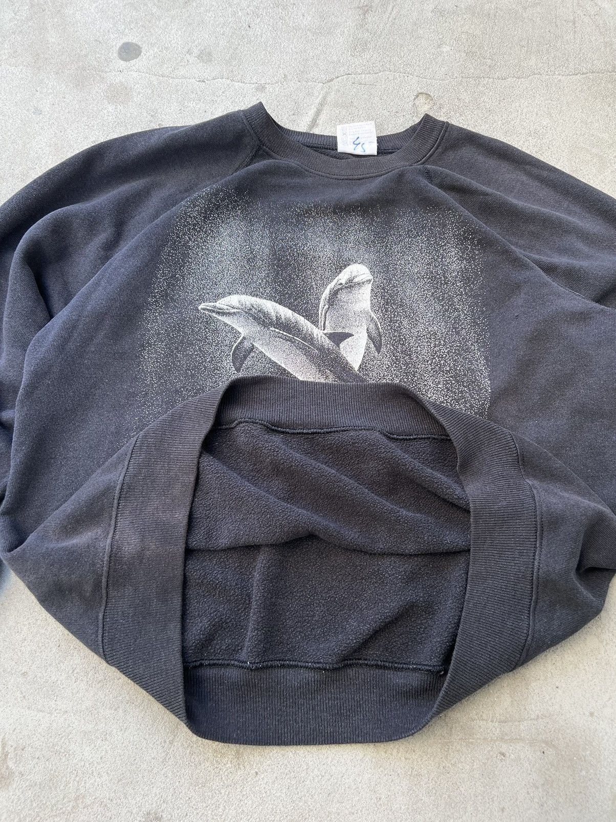 Hanes Vintage Greenpeace 1979 Dolphins Swearshirt Size US S / EU 44-46 / 1 - 6 Thumbnail