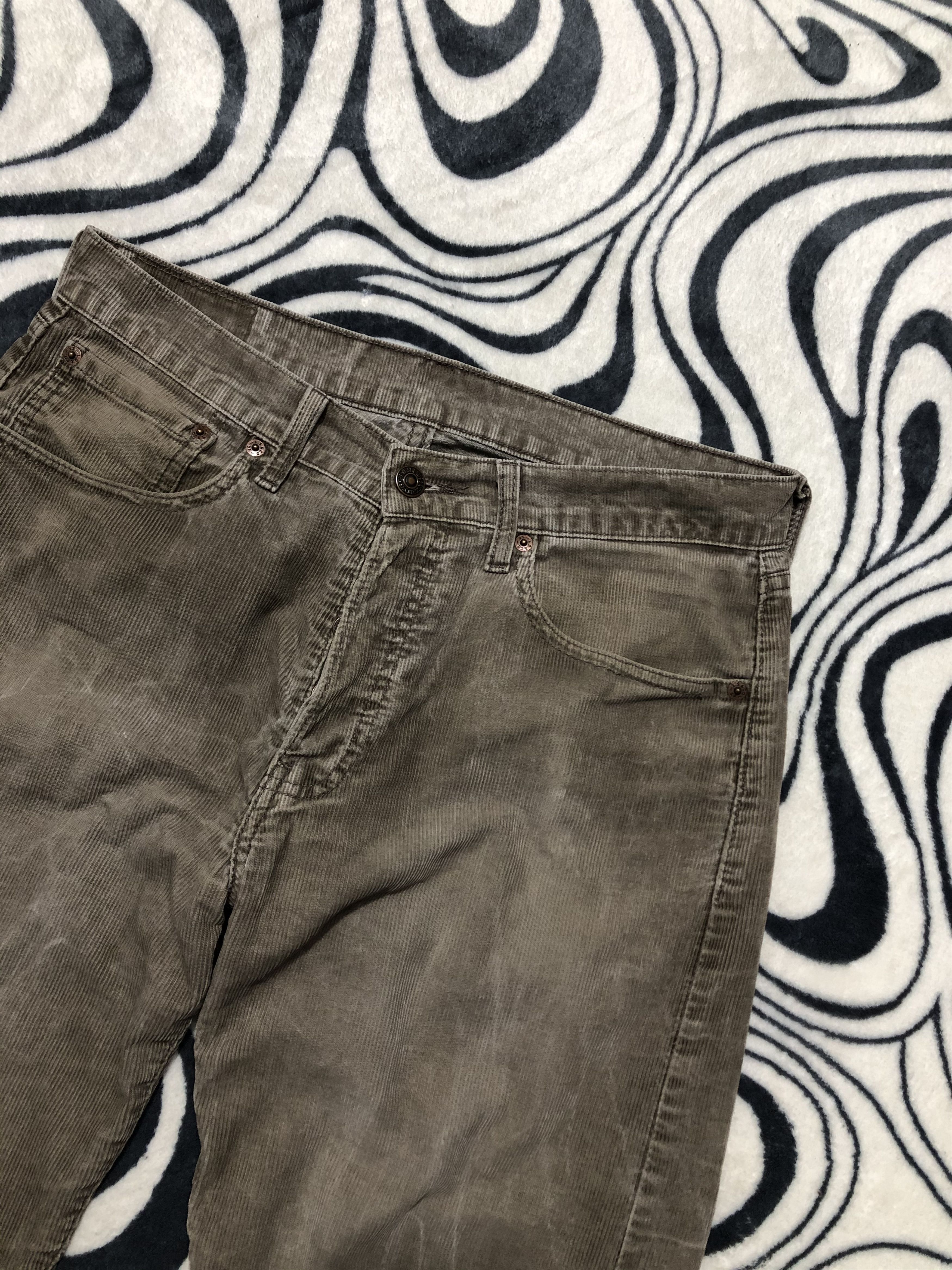 Levi's Levis 401 Vintage Mens Corduroy Jeans Denim Pants Size US 31 - 5 Thumbnail