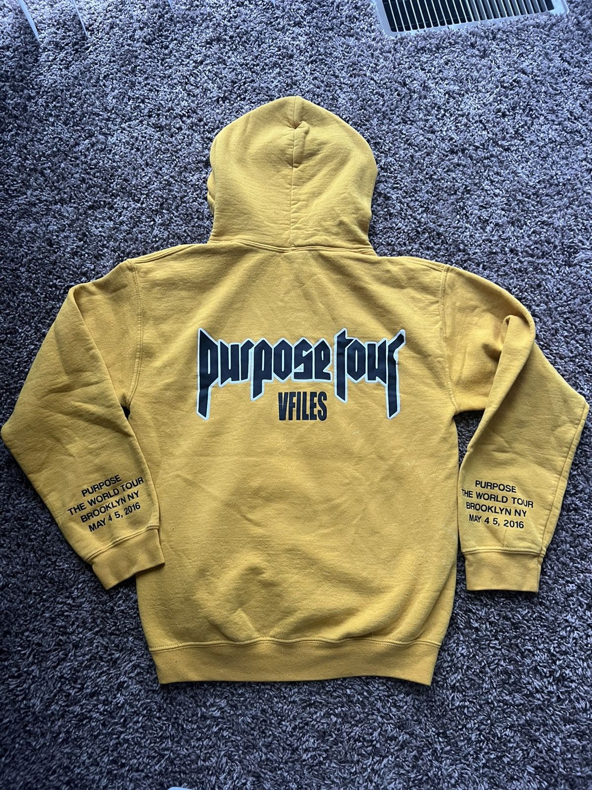 Purpose Tour Security Hoodie Grailed