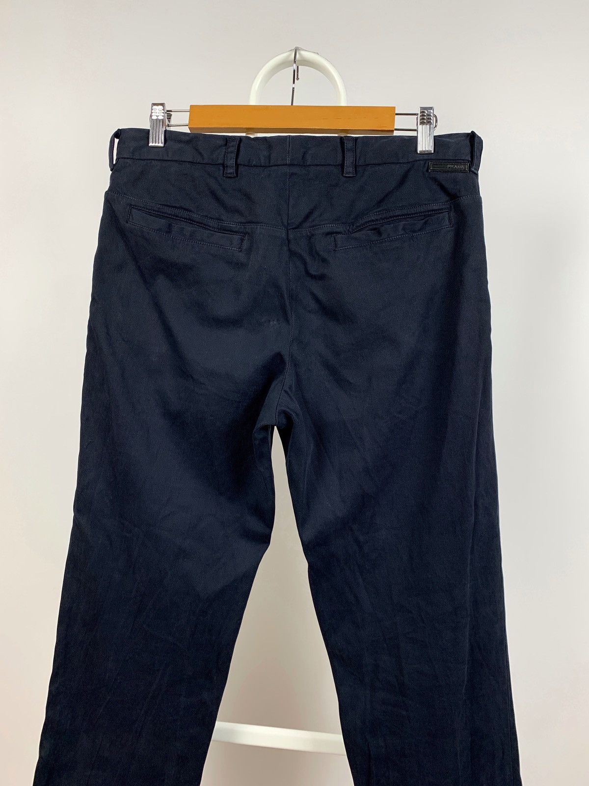 Prada Prada Navy Blue Black Tab Trousers Pants Size US 30 / EU 46 - 7 Thumbnail