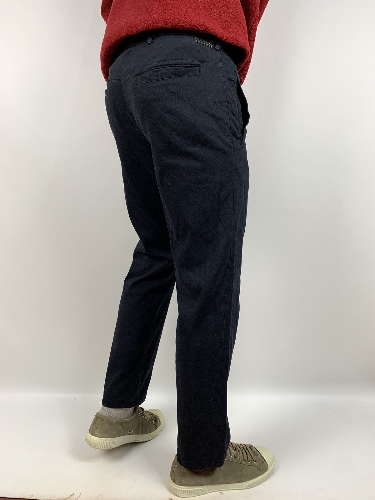 Prada Prada Navy Blue Black Tab Trousers Pants Size US 30 / EU 46 - 1 Thumbnail