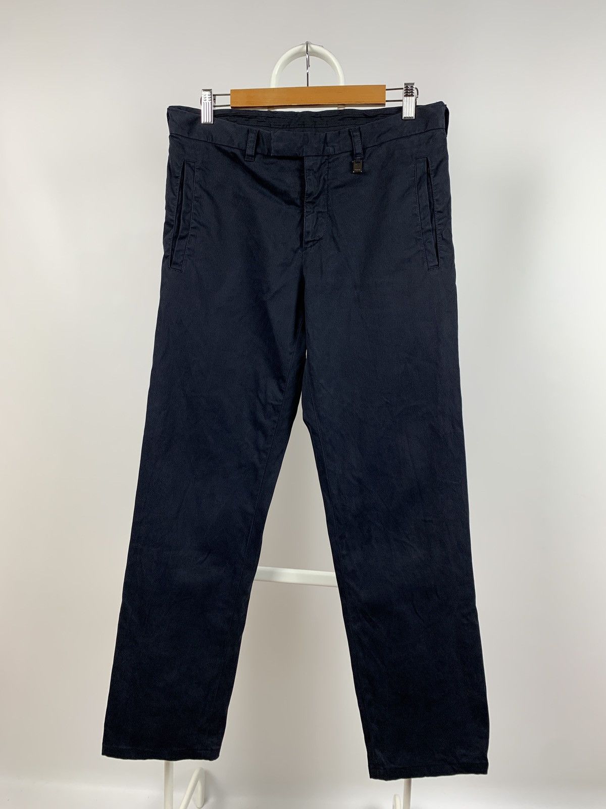 Prada Prada Navy Blue Black Tab Trousers Pants Size US 30 / EU 46 - 10 Thumbnail