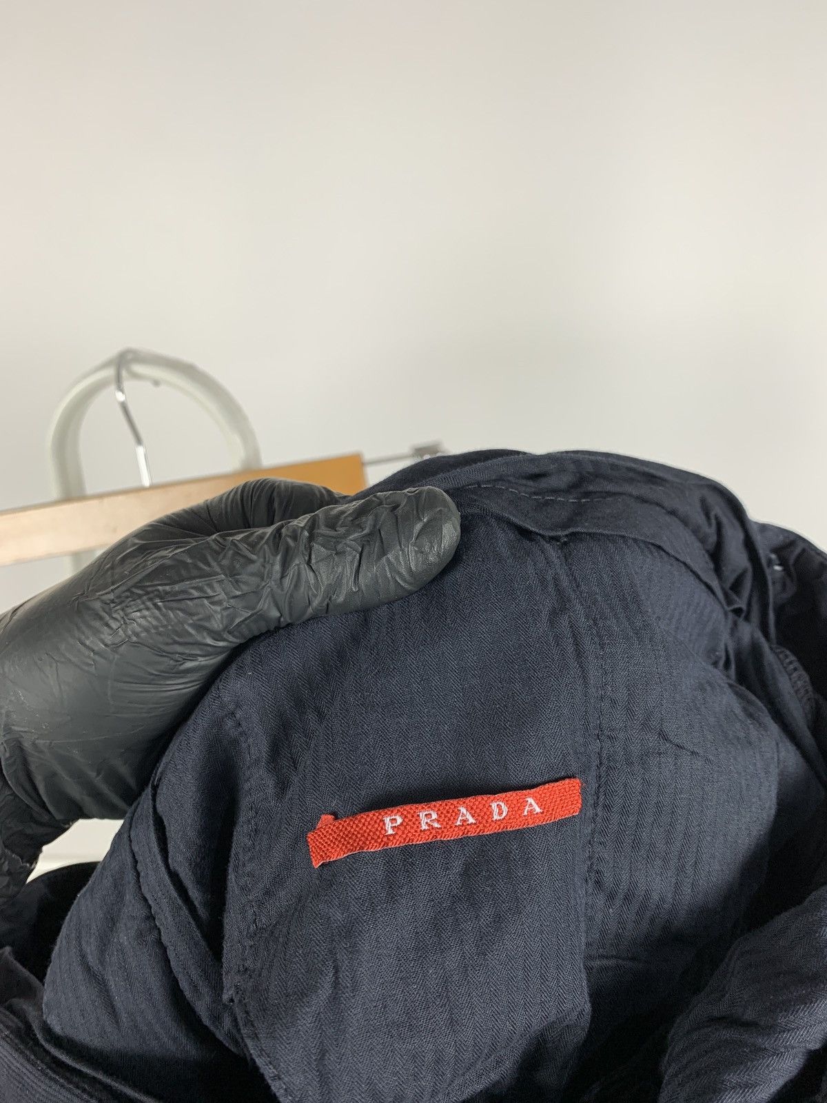 Prada Prada Navy Blue Black Tab Trousers Pants Size US 30 / EU 46 - 19 Thumbnail