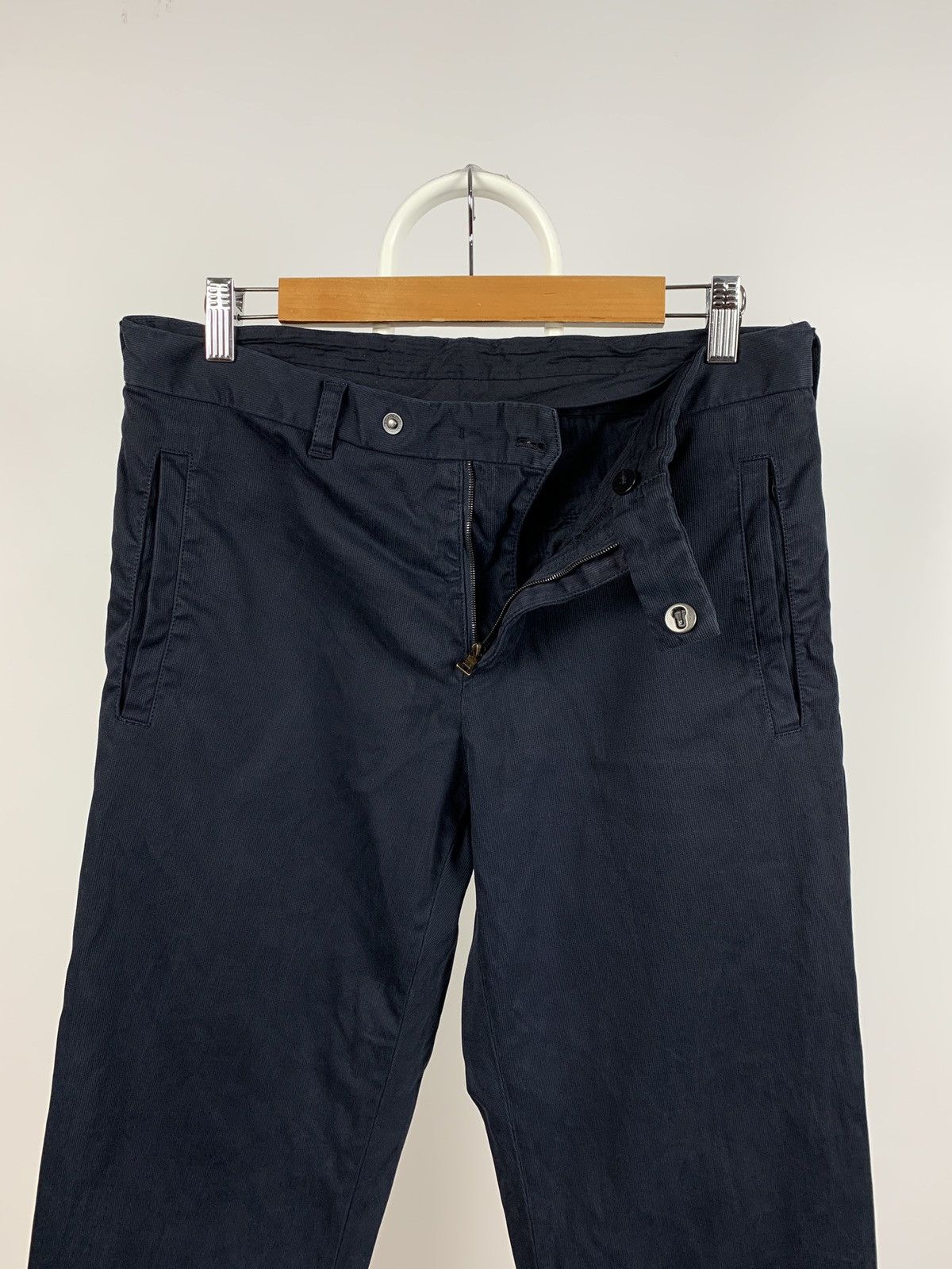 Prada Prada Navy Blue Black Tab Trousers Pants Size US 30 / EU 46 - 16 Thumbnail