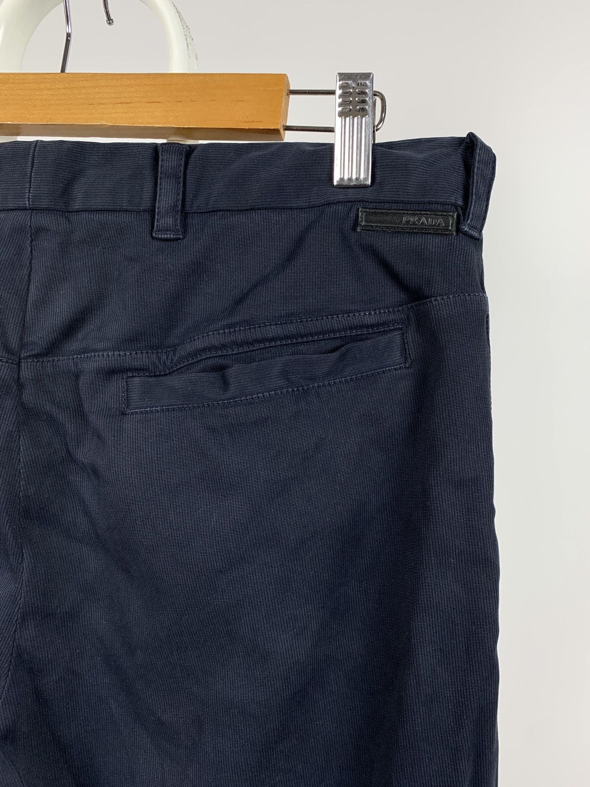 Prada Prada Navy Blue Black Tab Trousers Pants Size US 30 / EU 46 - 9 Thumbnail
