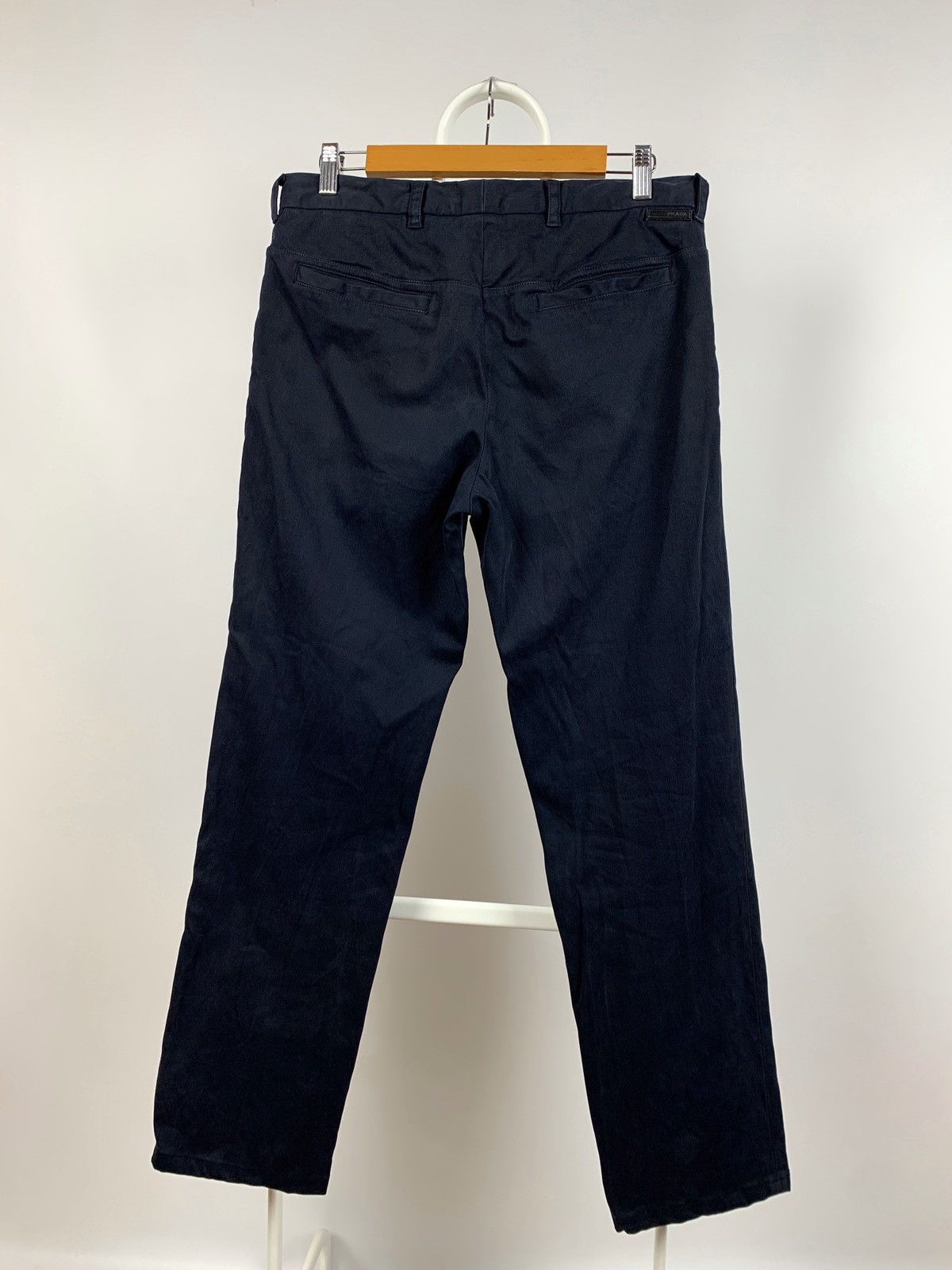 Prada Prada Navy Blue Black Tab Trousers Pants Size US 30 / EU 46 - 6 Thumbnail