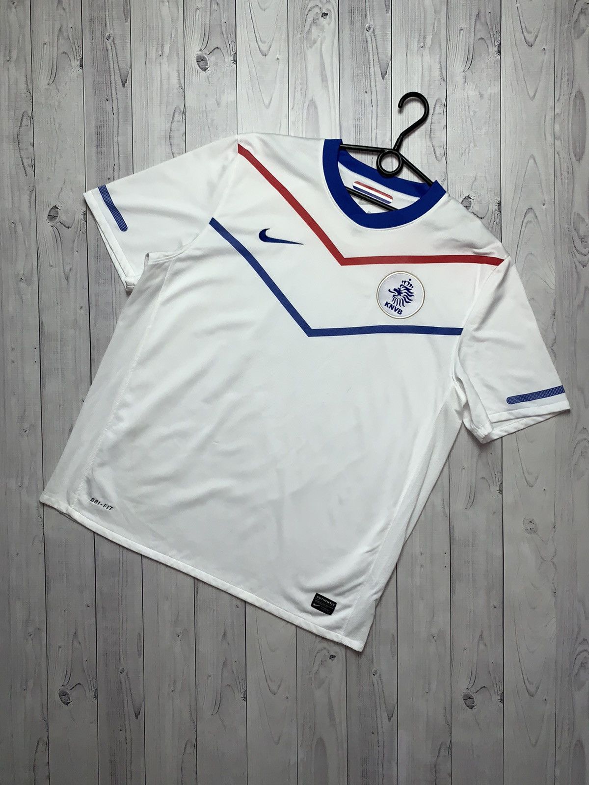 Vintage Nike soccer jersey Nederland away size XL Holland