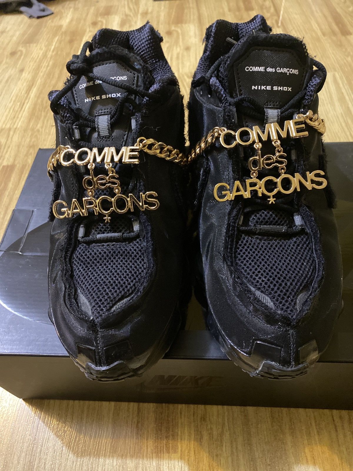 Comme des Garcons × Comme des Garcons Homme Plus × Nike COMMES DES GARÇON X NIKE SHOX Size US 10 / EU 43 - 3 Thumbnail