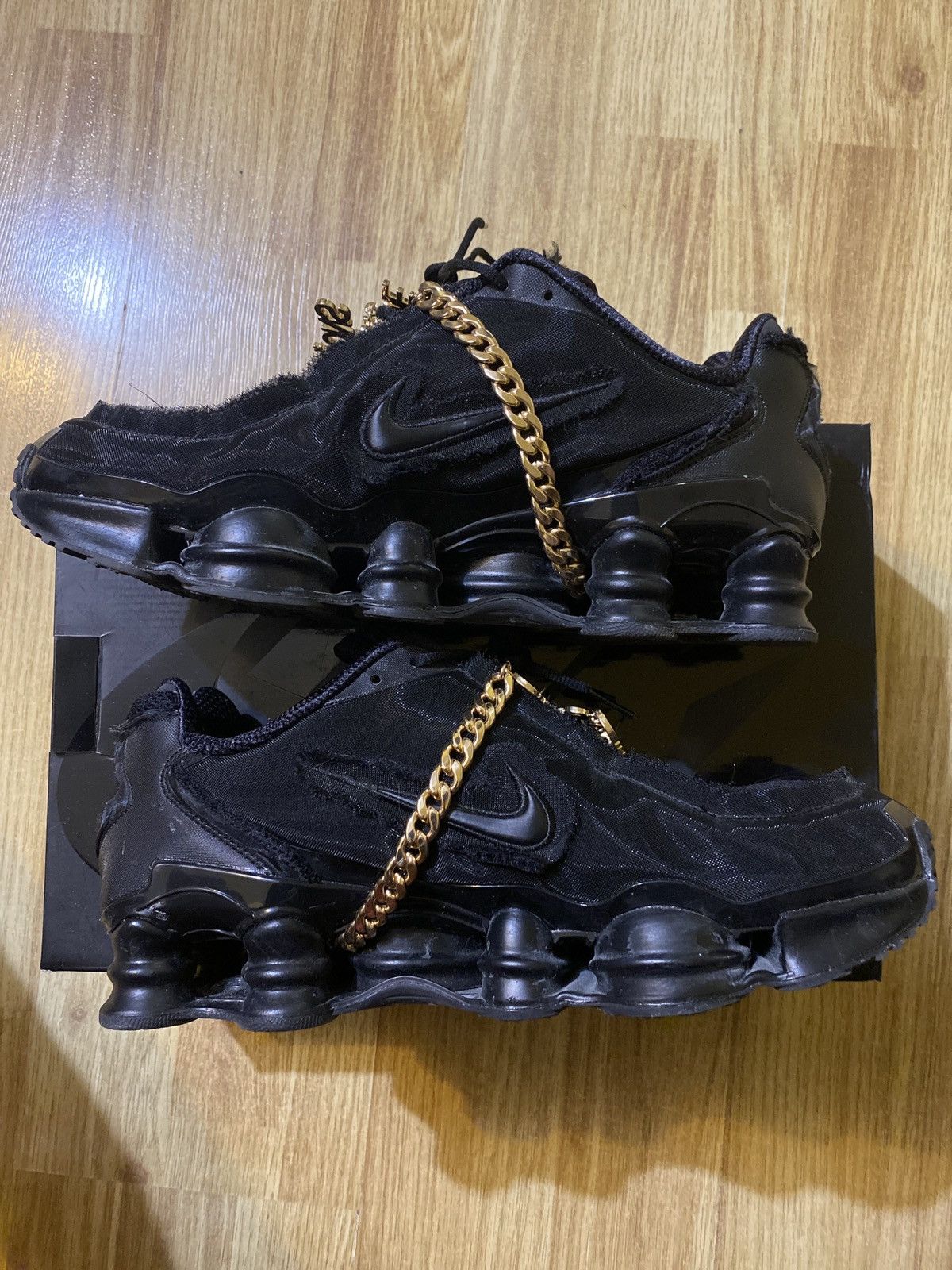 Comme des Garcons × Comme des Garcons Homme Plus × Nike COMMES DES GARÇON X NIKE SHOX Size US 10 / EU 43 - 1 Thumbnail