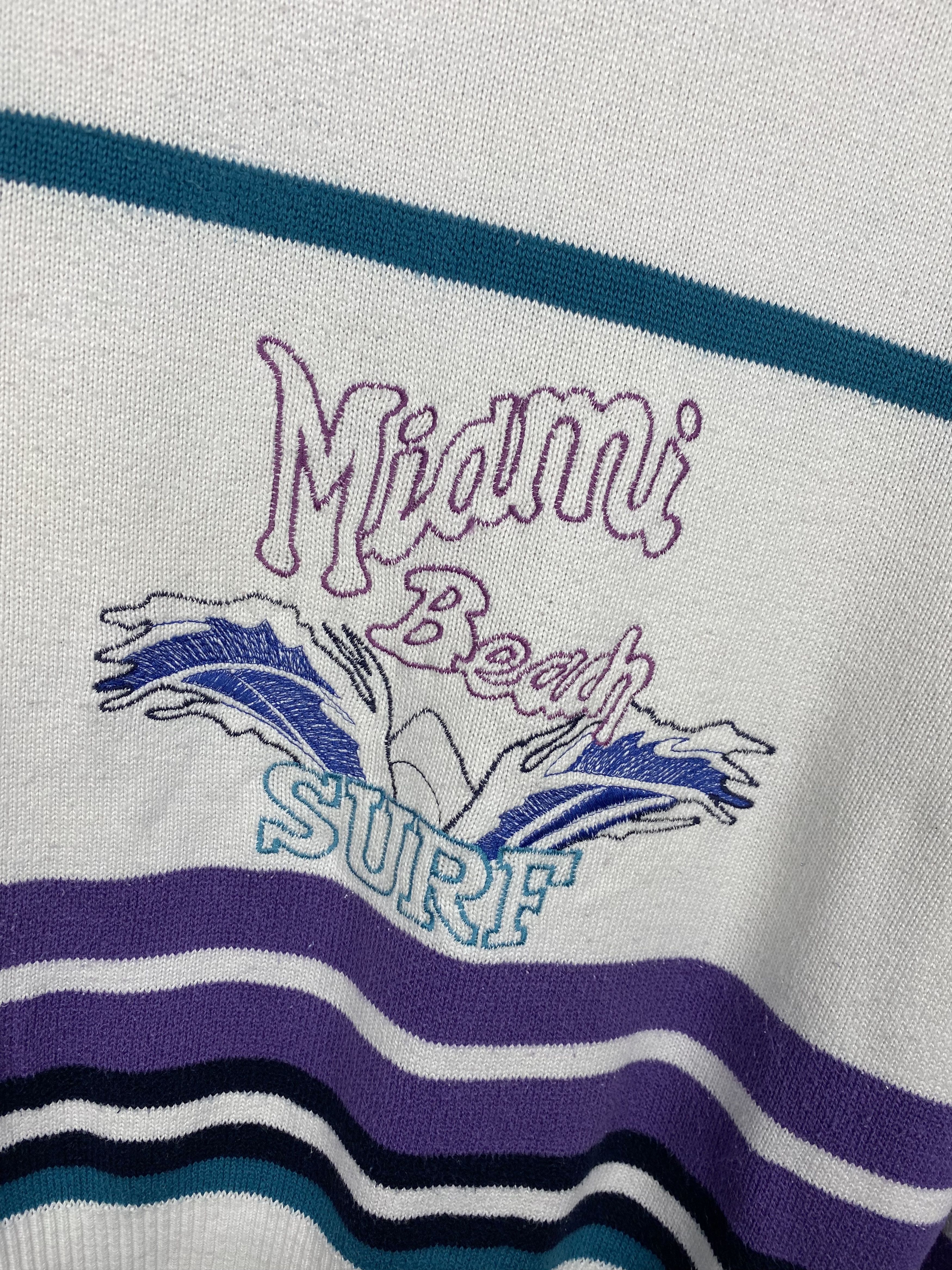 Vintage Miami Beach Surf Vintage Full Printed Sweater Size US XL / EU 56 / 4 - 3 Thumbnail