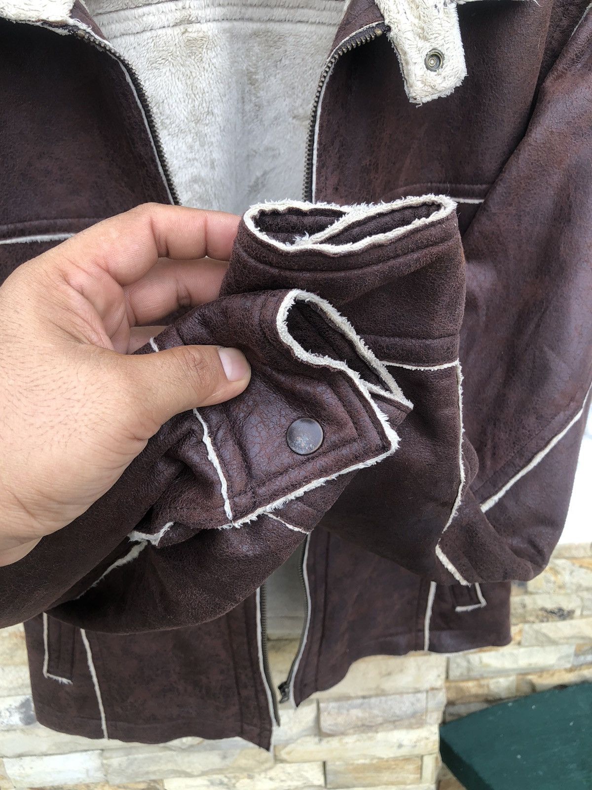 Issey Miyake Last Drop🔥Rare‼️Tete Homme Leather Jacket Size US M / EU 48-50 / 2 - 13 Thumbnail