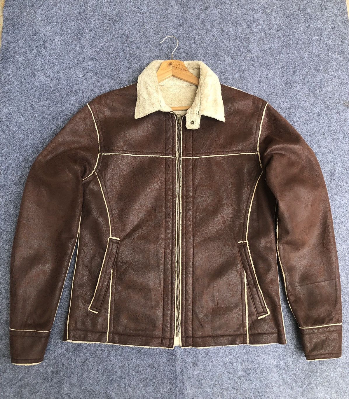 Issey Miyake Last Drop🔥Rare‼️Tete Homme Leather Jacket Size US M / EU 48-50 / 2 - 4 Thumbnail