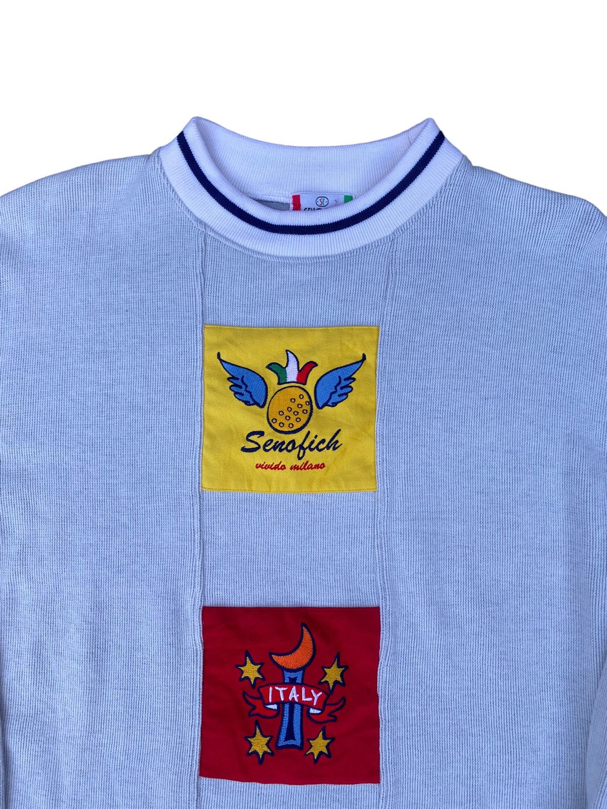 Designer × Japanese Brand × Vintage Seno Fich Vintage Sweatshirt. #A5 Size US M / EU 48-50 / 2 - 2 Thumbnail