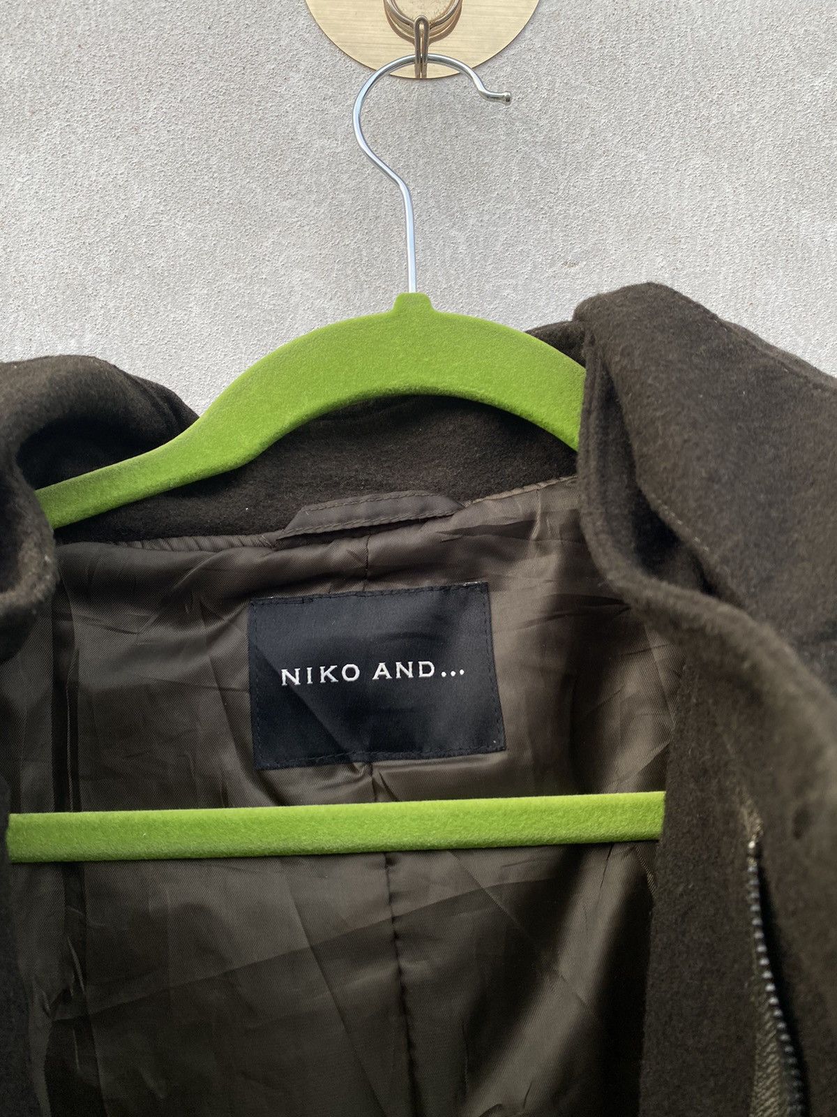 Japanese Brand Wool Zip Up Hoodie By Niko And Size US M / EU 48-50 / 2 - 6 Thumbnail