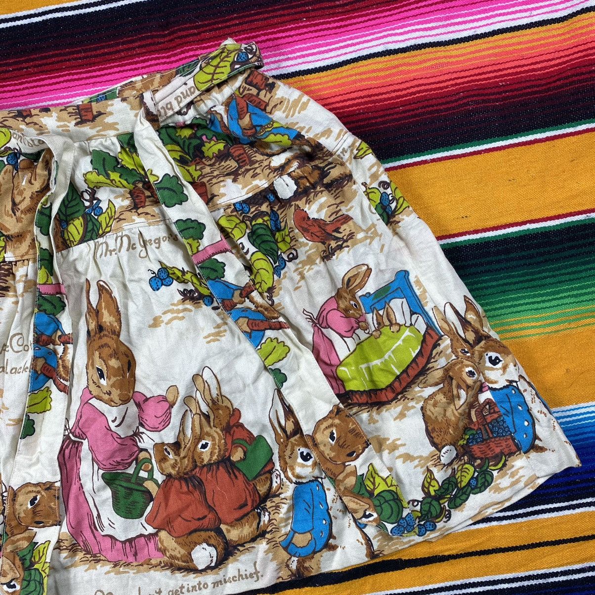 Vintage Vintage Rabbit Fullprint S kirt Size 24" / US 00 / IT 34 - 3 Thumbnail