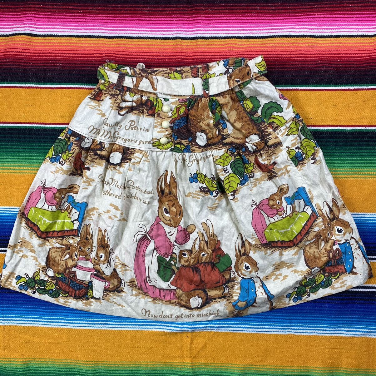 Vintage Vintage Rabbit Fullprint S kirt Size 24" / US 00 / IT 34 - 6 Thumbnail