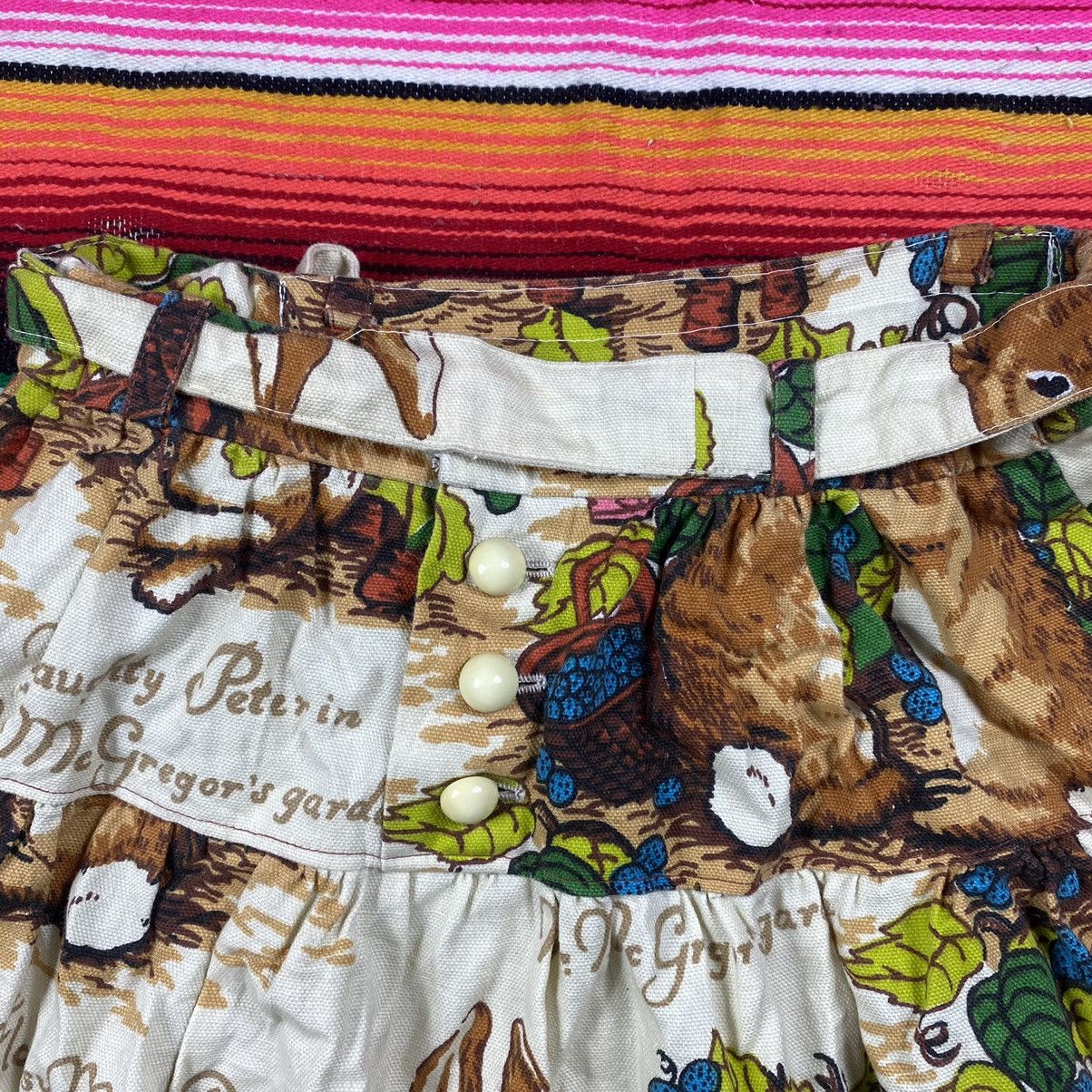 Vintage Vintage Rabbit Fullprint S kirt Size 24" / US 00 / IT 34 - 9 Thumbnail