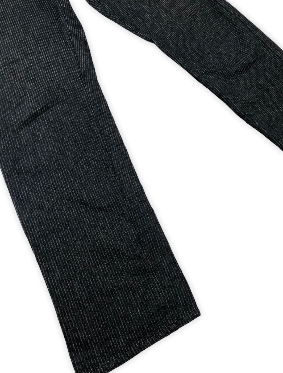 Global Work × Japanese Brand × Vintage Global Work Stripe Denim Size US 33 - 3 Thumbnail