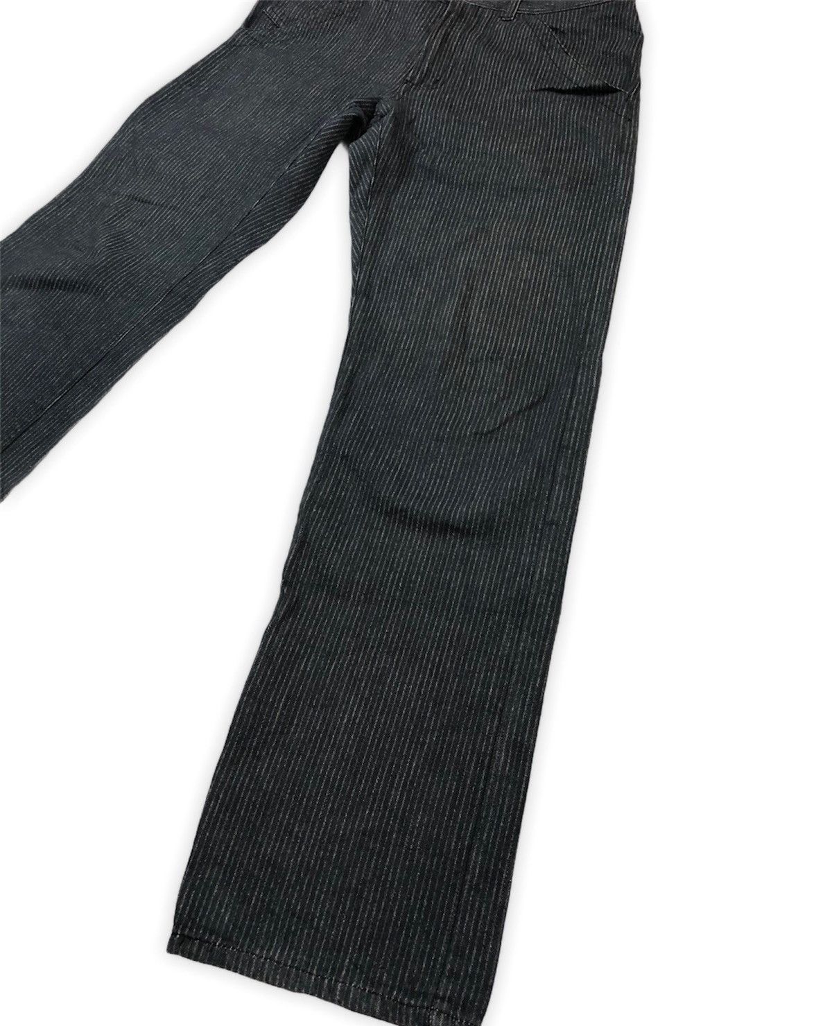 Global Work × Japanese Brand × Vintage Global Work Stripe Denim Size US 33 - 4 Thumbnail