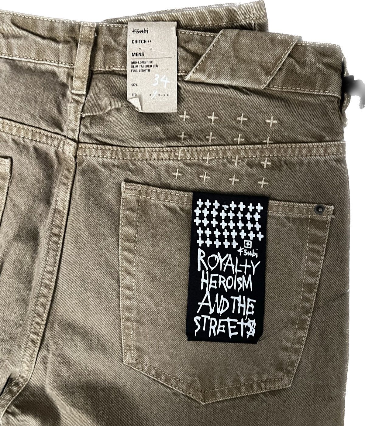 Ksubi Khaki Kush Chitch Jeans Size US 34 / EU 50 - 6 Thumbnail