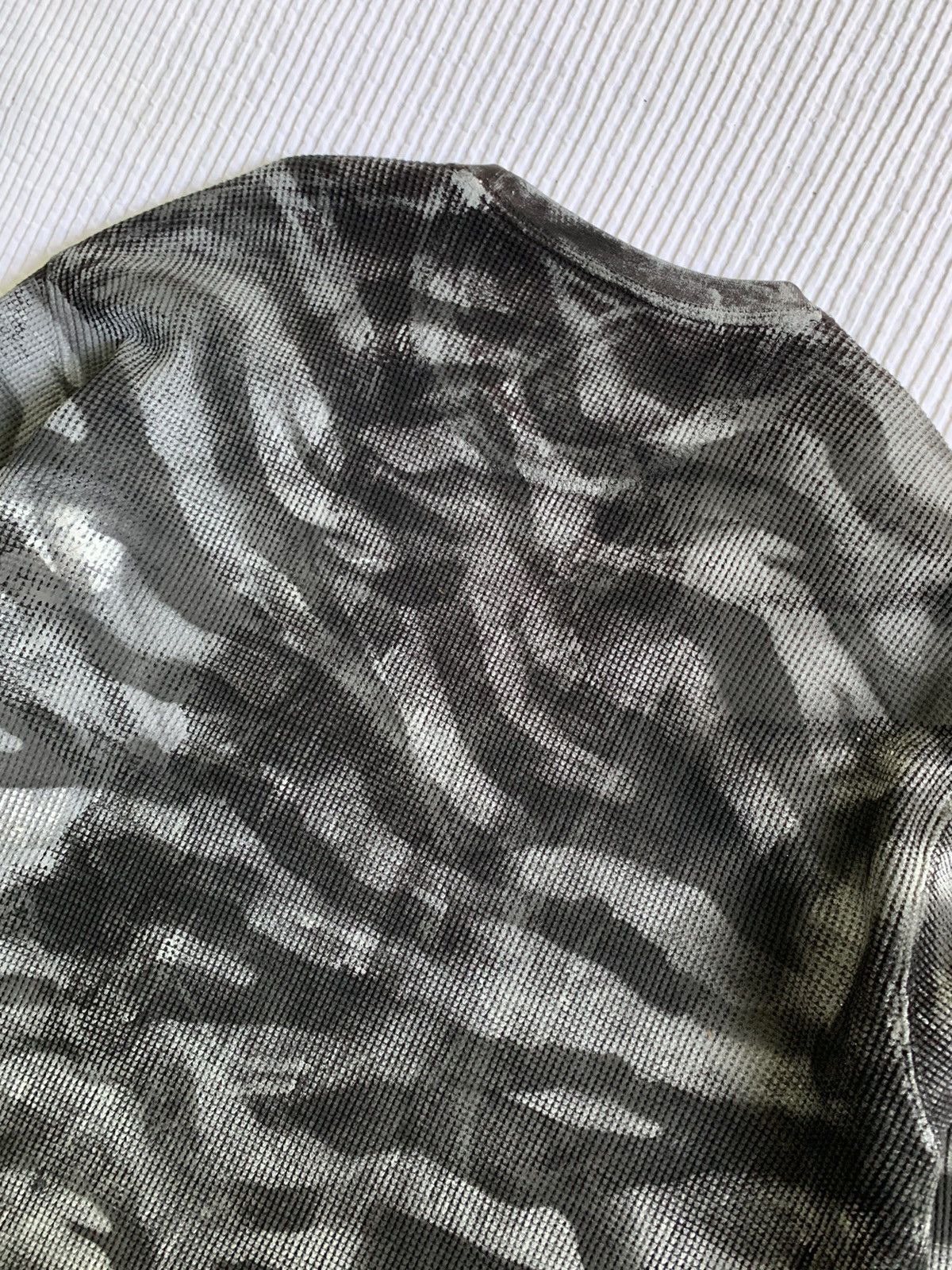 Handmade Tigerstripe Hand Camo Painted Black Thermal Size US XL / EU 56 / 4 - 16 Thumbnail