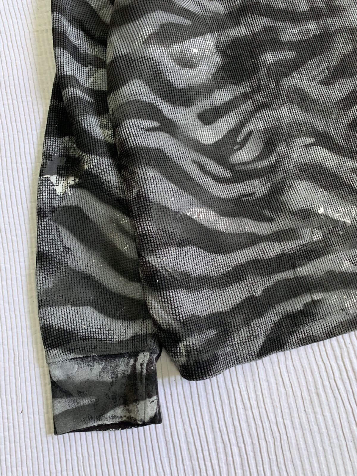 Handmade Tigerstripe Hand Camo Painted Black Thermal Size US XL / EU 56 / 4 - 10 Thumbnail