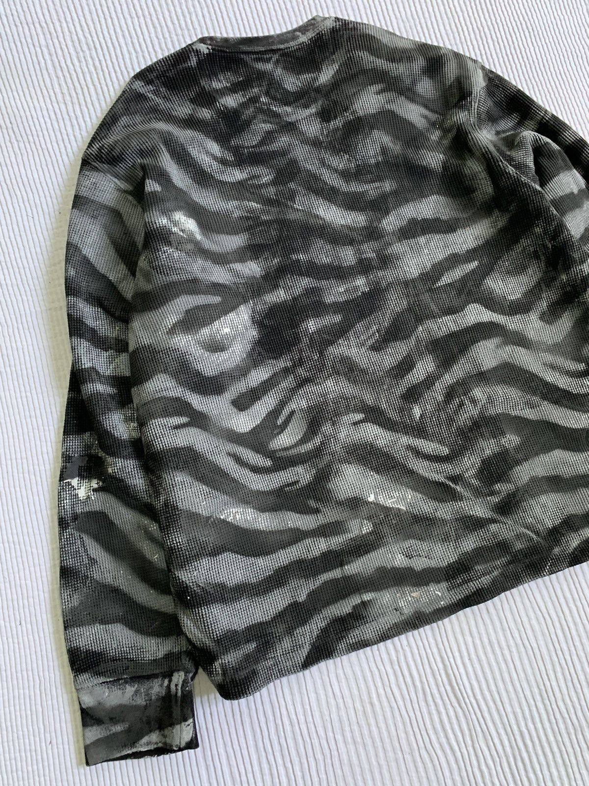 Handmade Tigerstripe Hand Camo Painted Black Thermal Size US XL / EU 56 / 4 - 9 Thumbnail