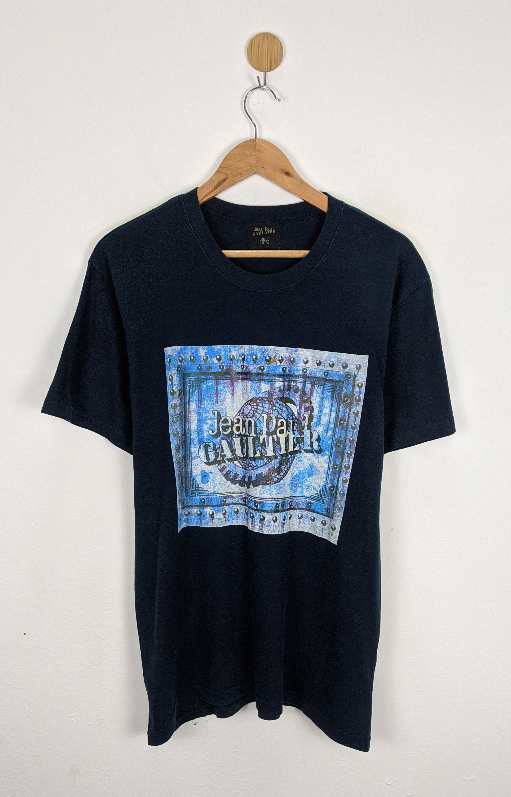 90s Gaultier Jeans Graphic L/S Tee 【48】 