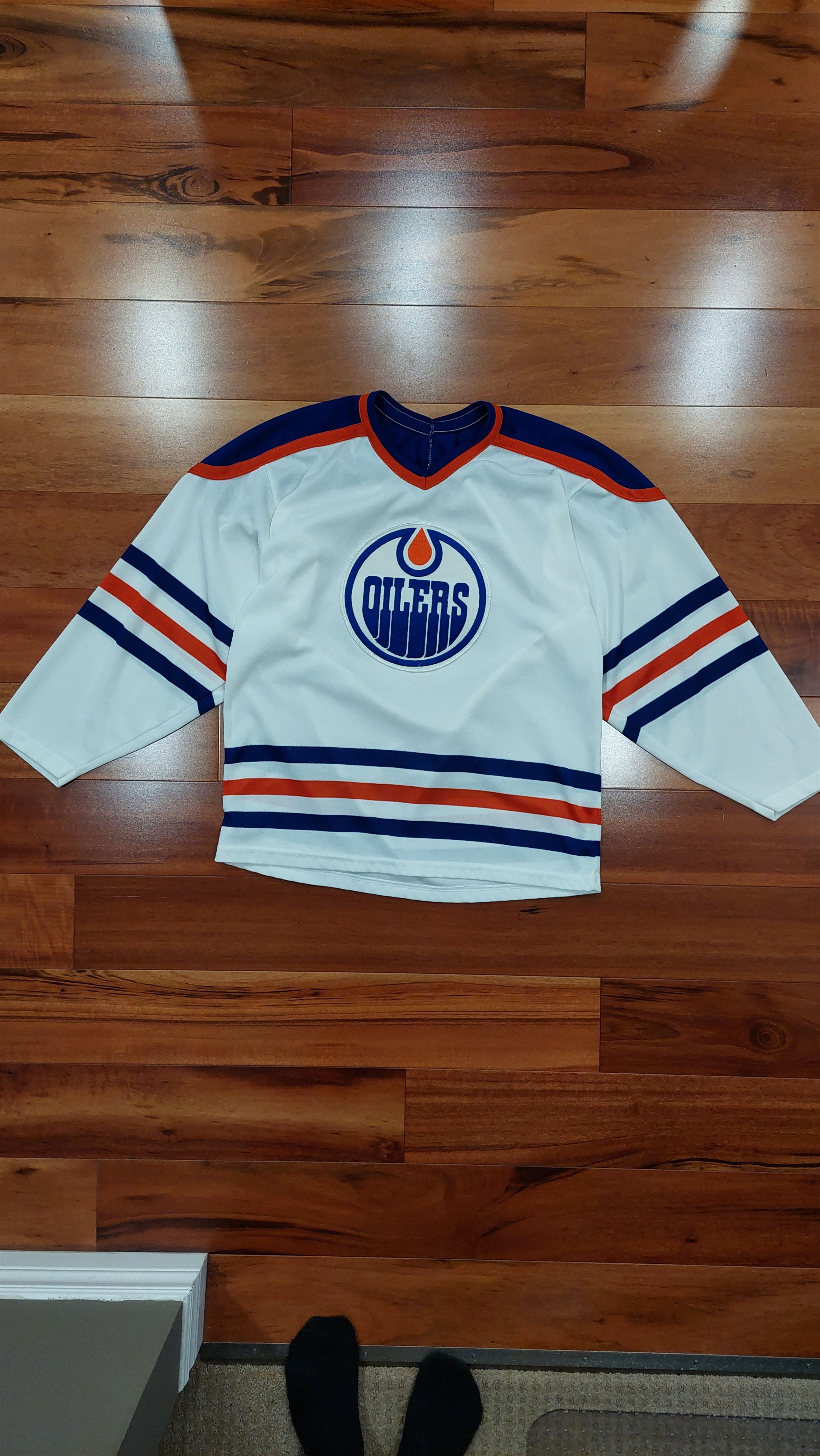 Vintage Vintage 90s CCM Edmonton Oilers Jersey Home Made in Canada