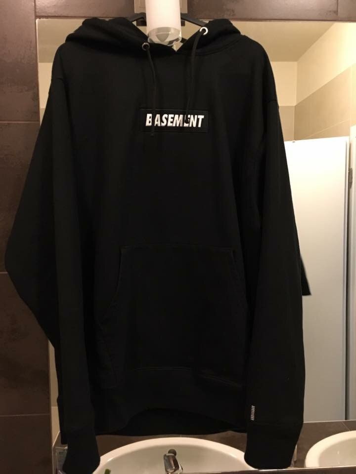 Basement hoodie hot sale box logo