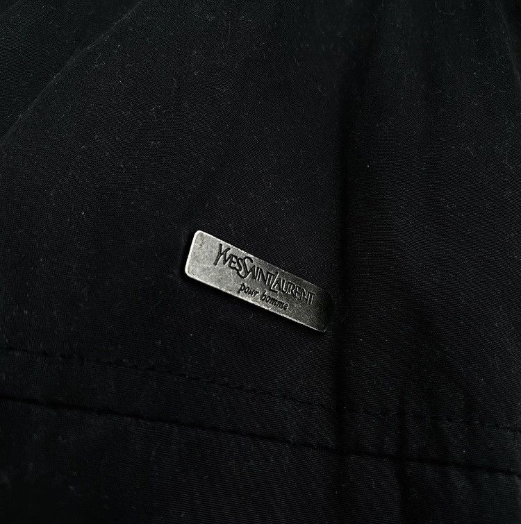 Yves Saint Laurent Wainter Black YSL Jacket Parka Warm YSL Parka Hooded Size US L / EU 52-54 / 3 - 4 Thumbnail