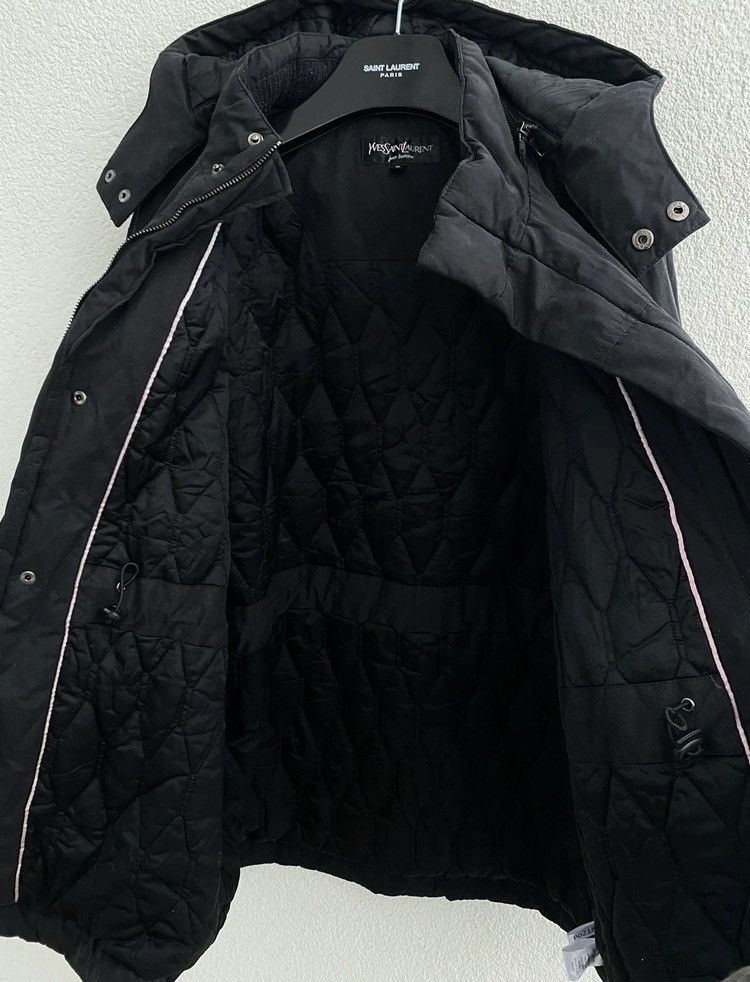 Yves Saint Laurent Wainter Black YSL Jacket Parka Warm YSL Parka Hooded Size US L / EU 52-54 / 3 - 5 Thumbnail