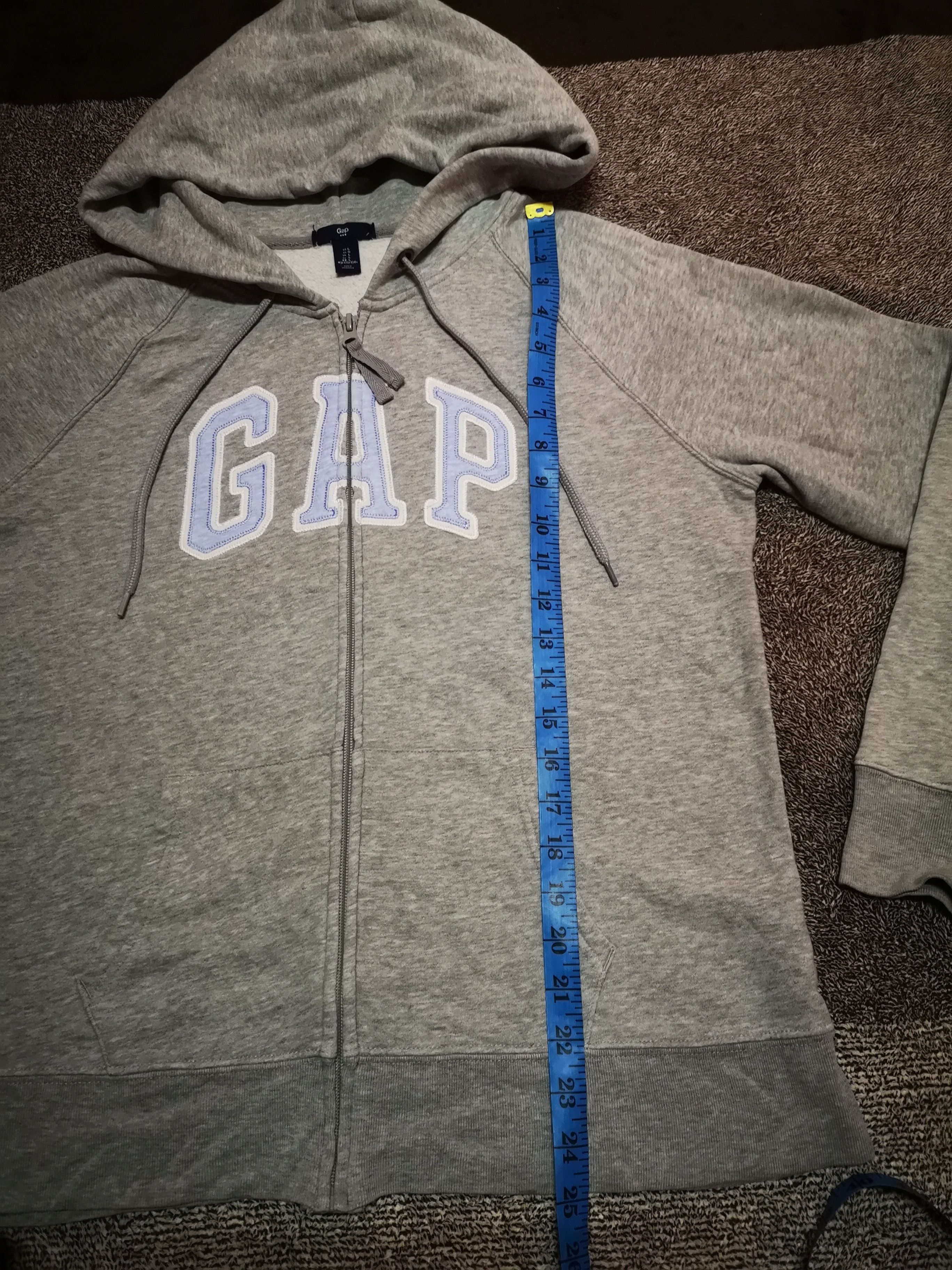 Gap Hoodie Gap Zip GRAY Colour Size US L / EU 52-54 / 3 - 10 Thumbnail
