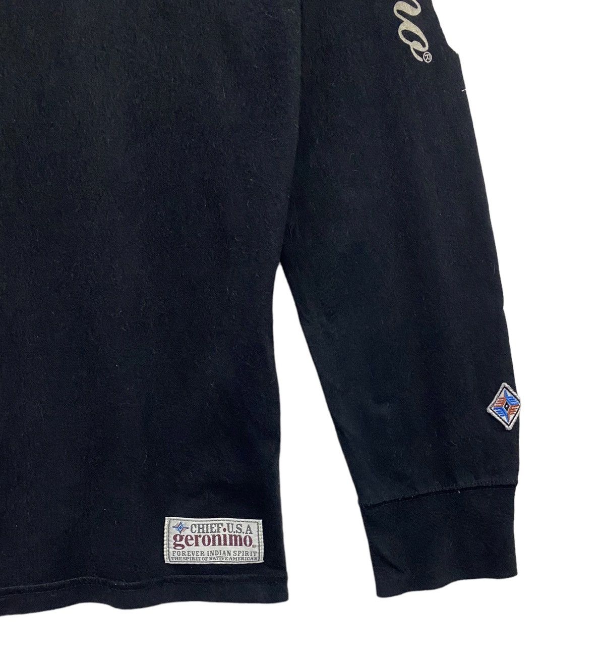 If Six Was Nine × Indian Motorcycle × Japanese Brand RARE GERONIMO INDIAN SPIRIT CHROME HEART DESIGN LONG SLEEVE Size US M / EU 48-50 / 2 - 5 Thumbnail