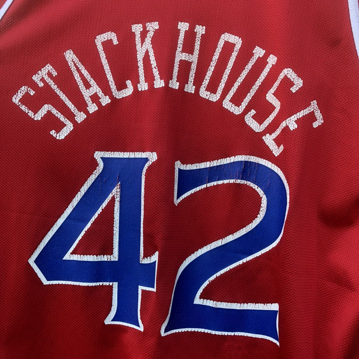 Champion × Vintage Vintage 90s Stackhouse Philadelphia 76ers champion jersey 48 Size US XL / EU 56 / 4 - 3 Thumbnail