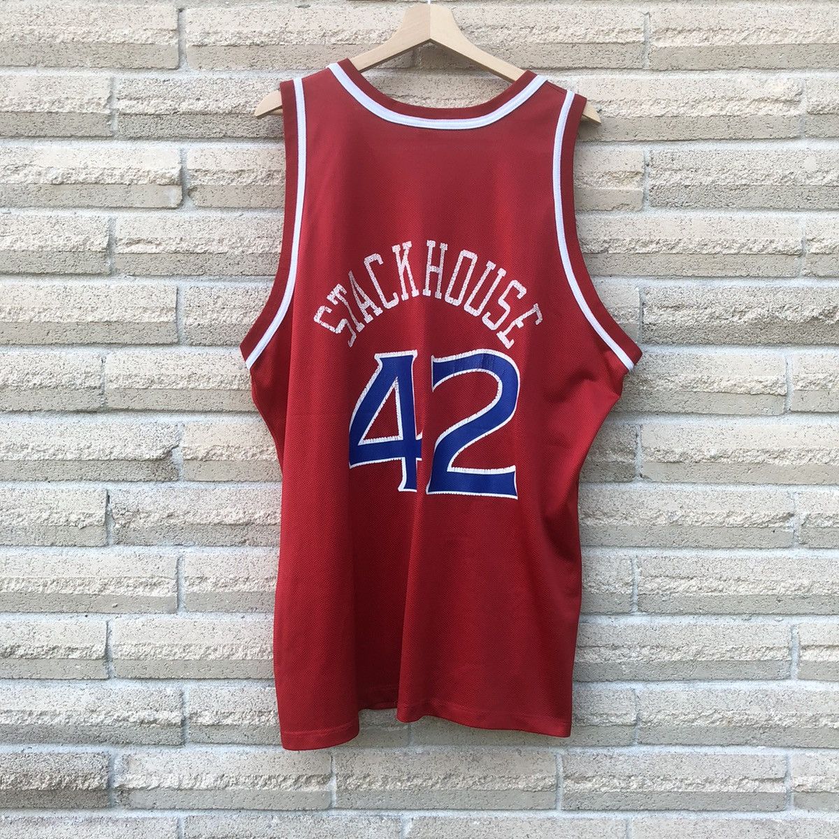 Champion × Vintage Vintage 90s Stackhouse Philadelphia 76ers champion jersey 48 Size US XL / EU 56 / 4 - 2 Thumbnail