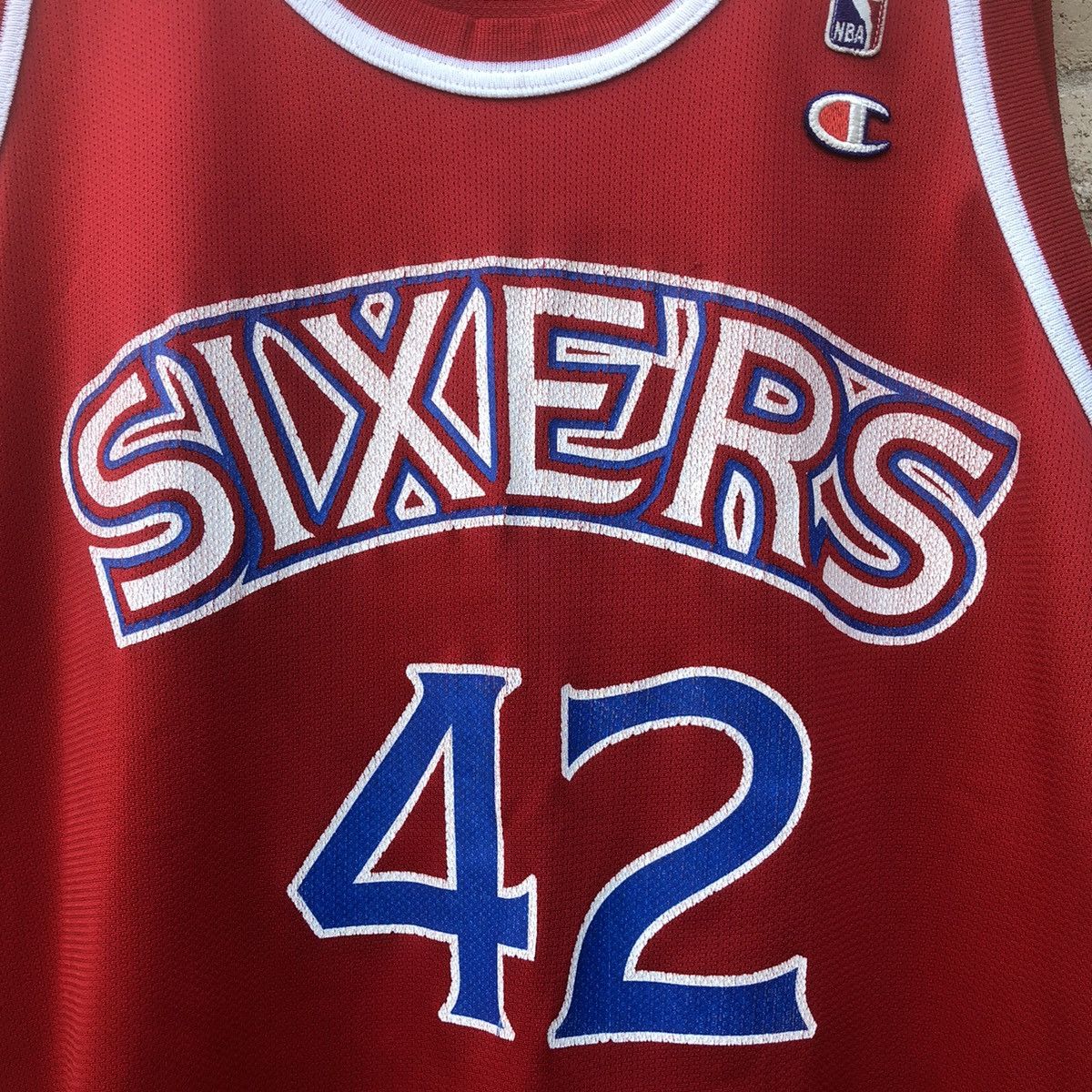 Champion × Vintage Vintage 90s Stackhouse Philadelphia 76ers champion jersey 48 Size US XL / EU 56 / 4 - 4 Thumbnail
