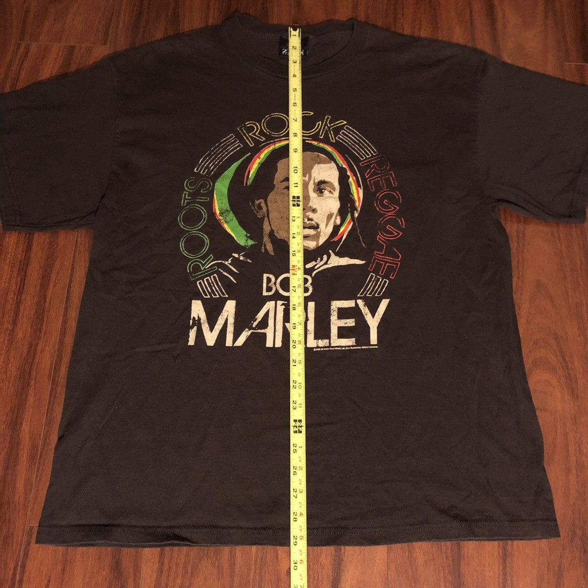 Bob Marley × Vintage × Zion Rootswear Bob Marley Zion roots wear Tee shirt Size US XL / EU 56 / 4 - 2 Thumbnail