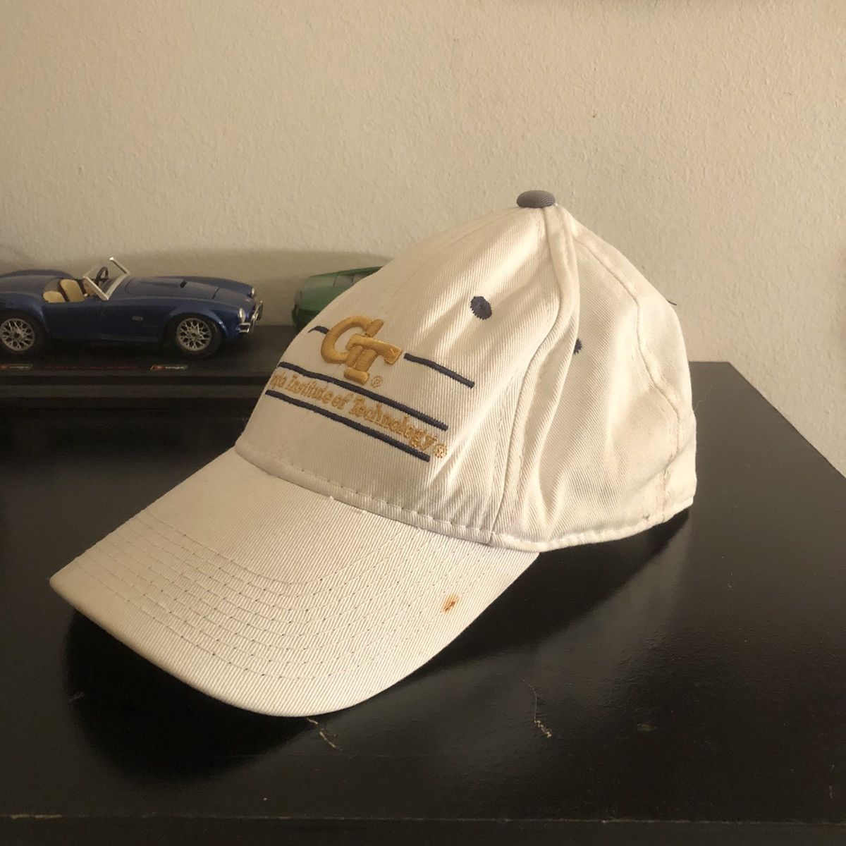 The Game × Vintage Vintage 90s Georgia tech bull dogs snapback hat white Size ONE SIZE - 2 Thumbnail