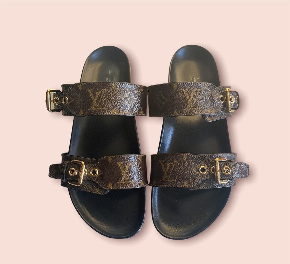 Louis Vuitton, Shoes, Louis Vuitton Bom Dia Flat Comfort Mule Size 4eu