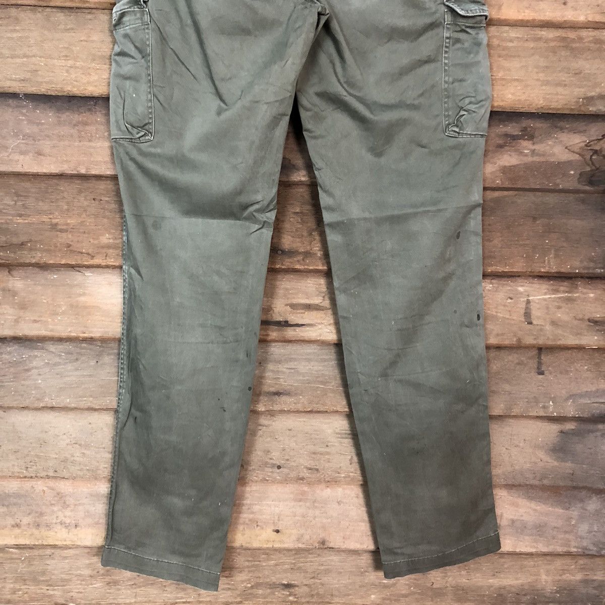 Japanese Brand VINTAGE JAPAN GU FADED WORKWEAR CARGO PANTS #0535 Size US 30 / EU 46 - 11 Thumbnail