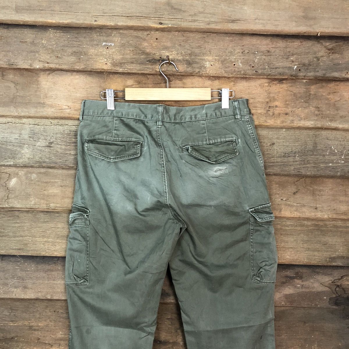 Japanese Brand VINTAGE JAPAN GU FADED WORKWEAR CARGO PANTS #0535 Size US 30 / EU 46 - 10 Thumbnail